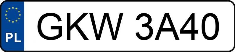 Numer rejestracyjny GKW 3A40 posiada SKODA Octavia II 2.0 TDI MR`04 E4 Ambiente - GKW3A40