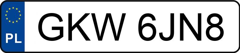 Numer rejestracyjny GKW 6JN8 posiada VOLKSWAGEN Sharan 1.9 TDI MR`95 E2 Comfortline Aut. - GKW6JN8