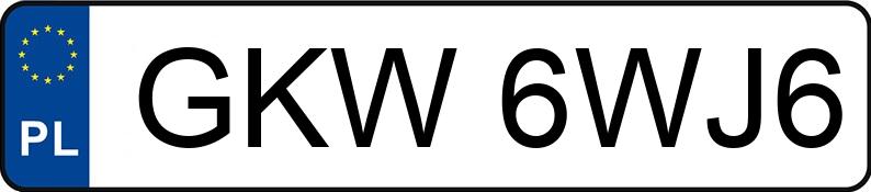 Numer rejestracyjny GKW 6WJ6 posiada VOLKSWAGEN GOLF - GKW6WJ6 Numer rejestracyjny GKW 6WJ6 posiada VOLKSWAGEN GOLF - GKW6WJ6