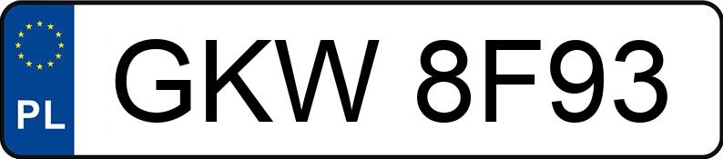 Numer rejestracyjny GKW 8F93 posiada TOYOTA COROLLA - GKW8F93 Numer rejestracyjny GKW 8F93 posiada TOYOTA COROLLA - GKW8F93