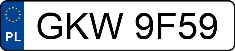 Numer rejestracyjny GKW 9F59 posiada FORD C-MAX - GKW9F59