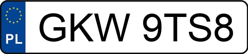 Numer rejestracyjny GKW 9TS8 posiada VOLKSWAGEN Golf V 1.6 MR`03 E4 Comfortline - GKW9TS8 Numer rejestracyjny GKW 9TS8 posiada VOLKSWAGEN Golf V 1.6 MR`03 E4 Comfortline - GKW9TS8