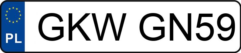 Numer rejestracyjny GKW GN59 posiada OPEL Corsa D 1.4 MR`11 E5 Turbo Enjoy - GKWGN59