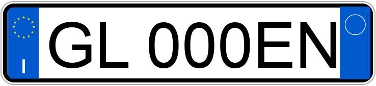 Numer rejestracyjny GL000EN posiada FERRARI Roma