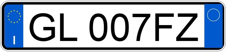 Numer rejestracyjny GL007FZ posiada AUDI Q5 SPORTBACK