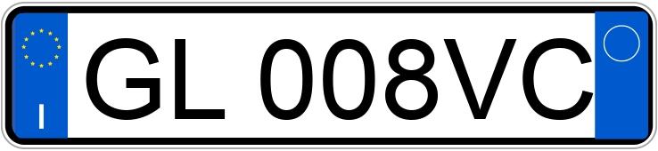 Le numéro d’enregistrement GL008VC a VOLKSWAGEN T-ROC