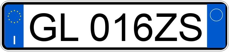 Numer rejestracyjny GL016ZS posiada AUDI Q3 2a serie