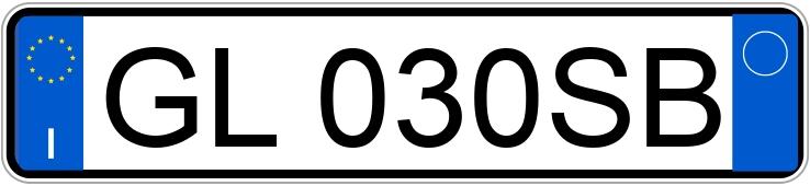 Numer rejestracyjny GL030SB posiada MERCEDES-BENZ A 180 D