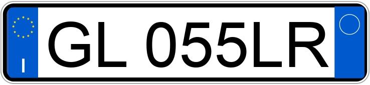 Il numero di registrazione GL055LR ha SUZUKI VITARA