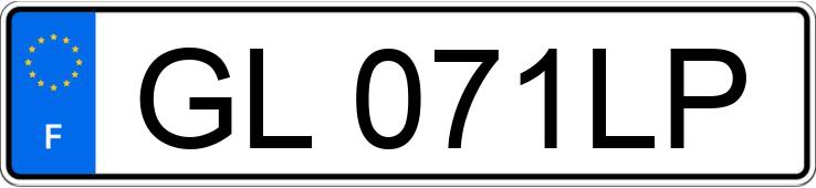 Numer rejestracyjny GL071LP posiada KIA CEED III
