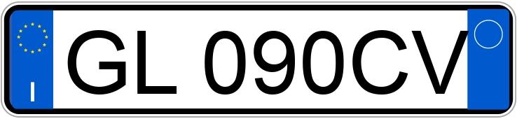 Numer rejestracyjny GL090CV posiada FIAT 500 Numer rejestracyjny GL090CV posiada FIAT 500