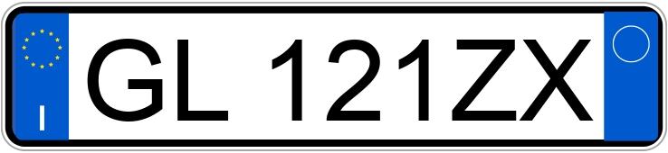 Registreringsnummeret GL121ZX har FIAT PANDA