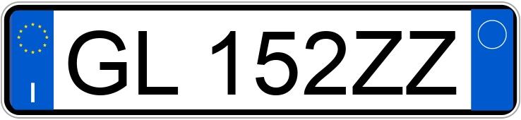 Numer rejestracyjny GL152ZZ posiada FORD Fiesta 7a serie