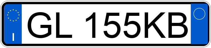 Numer rejestracyjny GL155KB posiada VOLKSWAGEN Golf 8a serie