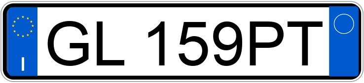 Numer rejestracyjny GL159PT posiada FIAT Panda 3a serie