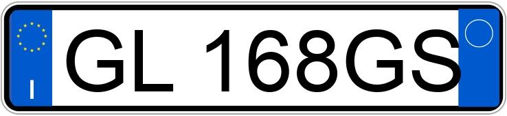 Numer rejestracyjny GL168GS posiada FORD EcoSport