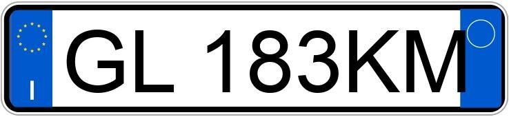 Numer rejestracyjny GL183KM posiada LANCIA Ypsilon 3a serie