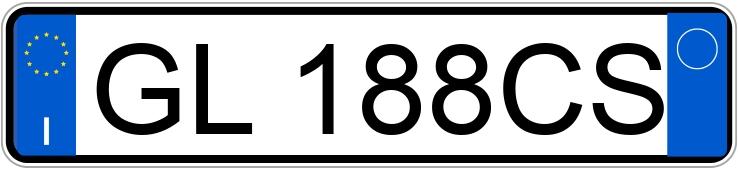 Numer rejestracyjny GL188CS posiada BMW X3