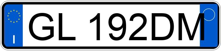 Numer rejestracyjny GL192DM posiada MERCEDES 