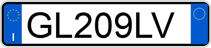 Numer rejestracyjny GL209LV posiada FIAT 500X