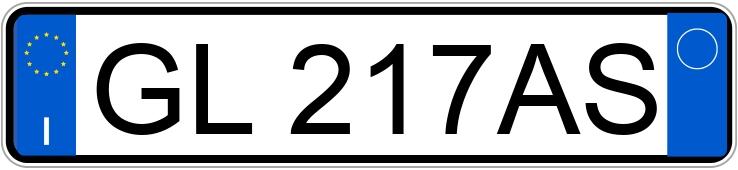 Numer rejestracyjny GL217AS posiada OPEL Corsa 6a serie