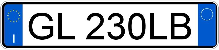 Numer rejestracyjny GL230LB posiada MERCEDES GT Coupe 4 Numer rejestracyjny GL230LB posiada MERCEDES GT Coupe 4