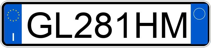 Numer rejestracyjny GL281HM posiada AUDI Q2