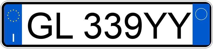 Numer rejestracyjny GL339YY posiada FIAT Grande Punto