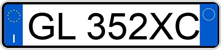 Numer rejestracyjny GL352XC posiada PEUGEOT 308