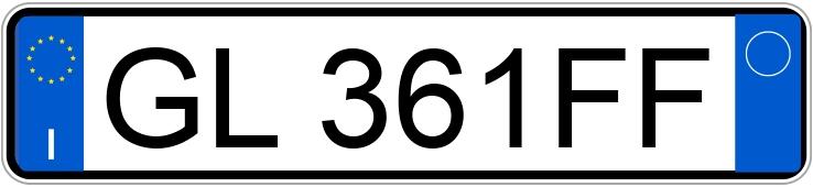 Numer rejestracyjny GL361FF posiada ALFA ROMEO Tonale