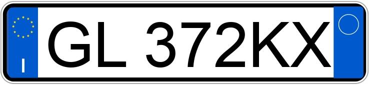 Numer rejestracyjny GL372KX posiada MERCEDES GLC Coupe