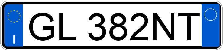 Numer rejestracyjny GL382NT posiada AUDI A5 2a serie