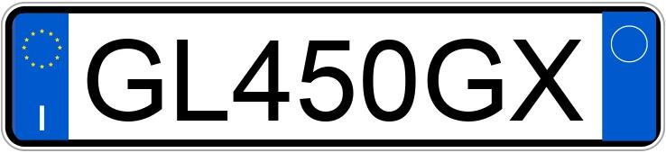 Numer rejestracyjny GL450GX posiada JEEP Compass 2a serie Numer rejestracyjny GL450GX posiada JEEP Compass 2a serie
