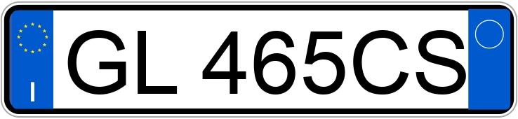 Numer rejestracyjny GL465CS posiada FORD Puma