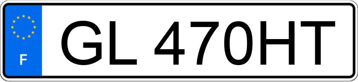 Numer rejestracyjny GL470HT posiada BMW SERIE 1 III