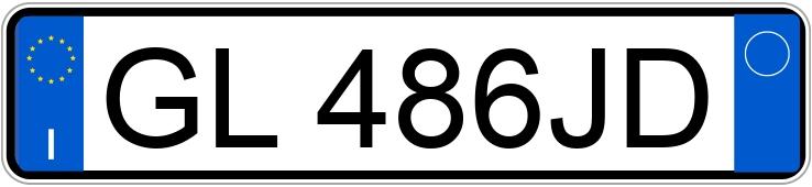 Numer rejestracyjny GL486JD posiada AUDI A3 4a serie