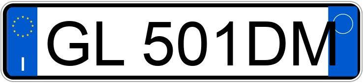 Numer rejestracyjny GL501DM posiada AUDI Q3 2a serie