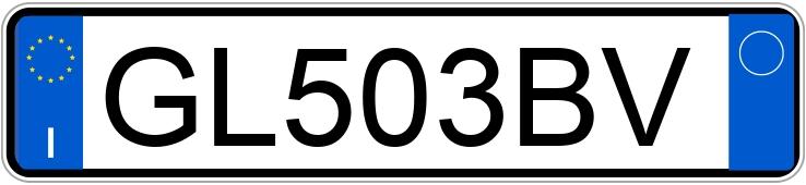 Numer rejestracyjny GL503BV posiada FIAT Tipo