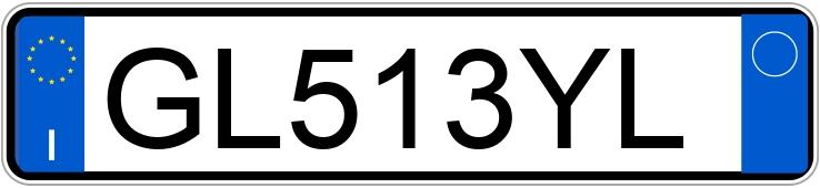Numer rejestracyjny GL513YL posiada SUZUKI Vitara