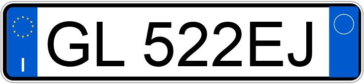 Numer rejestracyjny GL522EJ posiada TESLA Model S