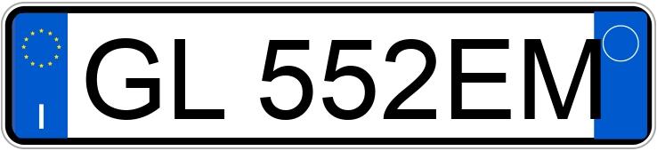 Numer rejestracyjny GL552EM posiada OPEL Crossland