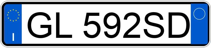Numer rejestracyjny GL592SD posiada CITROEN C3 3a serie
