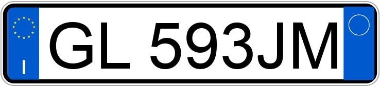 Numer rejestracyjny GL593JM posiada FIAT Panda Cross