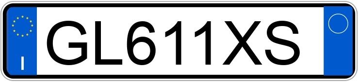 Numer rejestracyjny GL611XS posiada AUDI A1 2a serie