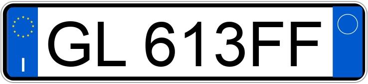 Numer rejestracyjny GL613FF posiada FIAT 500 Numer rejestracyjny GL613FF posiada FIAT 500