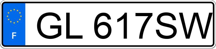 Numer rejestracyjny GL617SW posiada AUDI A3 1.6 ATTRACTION