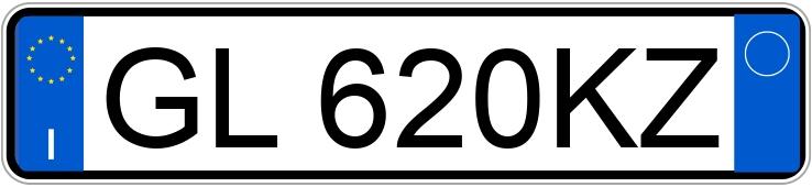 Numer rejestracyjny GL620KZ posiada AUDI A3 4a serie Numer rejestracyjny GL620KZ posiada AUDI A3 4a serie
