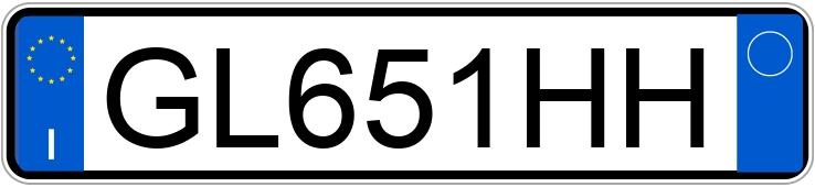 Numer rejestracyjny GL651HH posiada AUDI A3 4a serie Numer rejestracyjny GL651HH posiada AUDI A3 4a serie