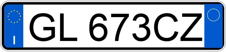 Numer rejestracyjny GL673CZ posiada FIAT Panda 3a serie