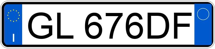 Numer rejestracyjny GL676DF posiada VOLKSWAGEN Golf 8a serie